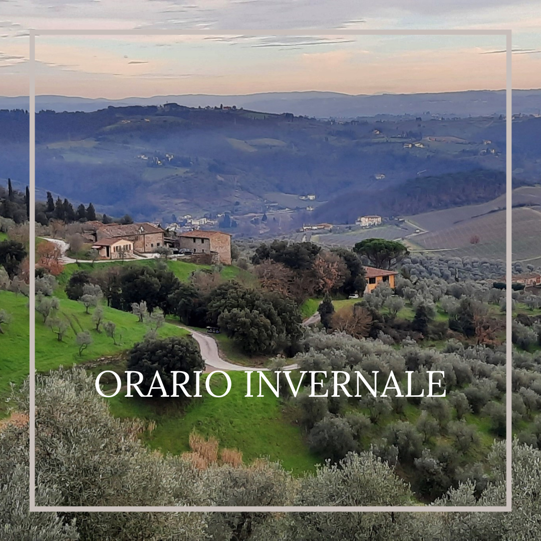 Colline toscane d'inverno