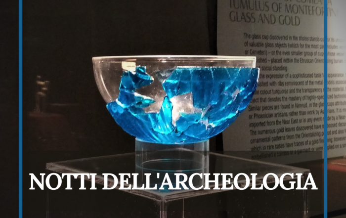 Coppa di vetro turchese